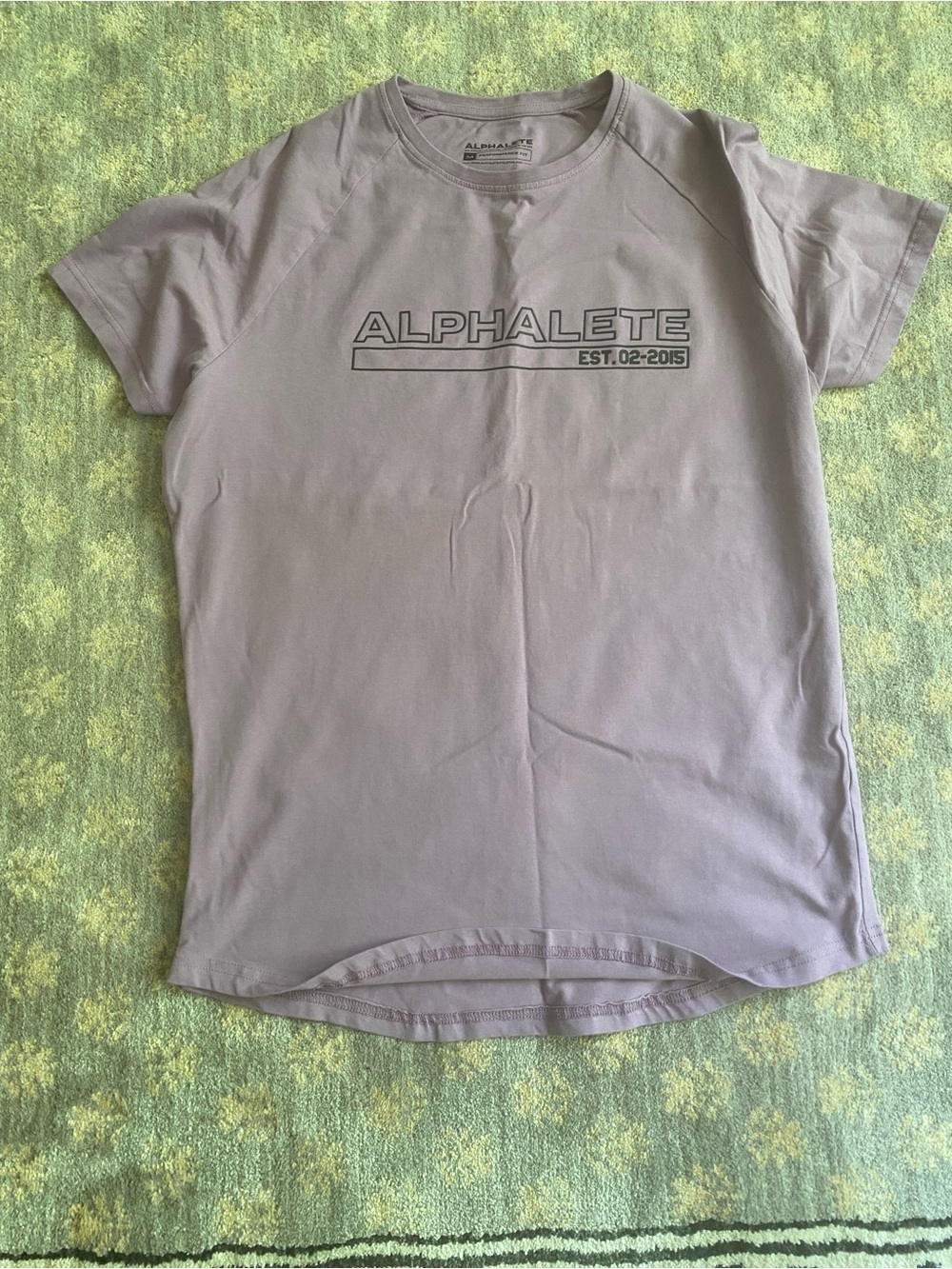 Alphalete Short Sleeve Tee in Dusty Lavender
